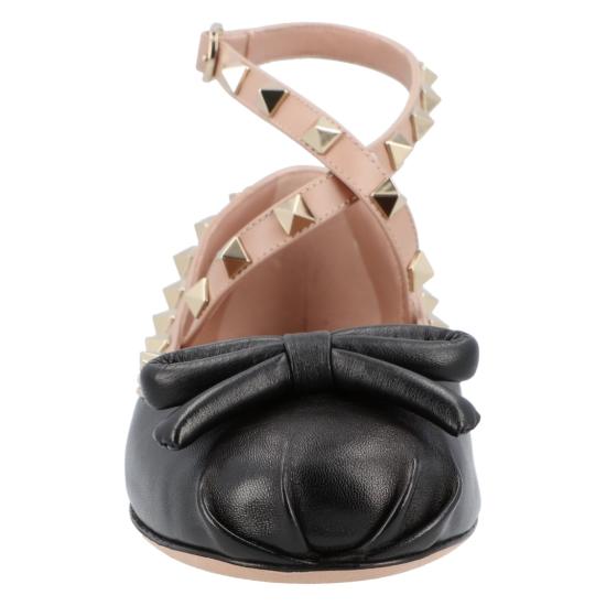  발렌티노 가라바니 플랫 슈즈 5W2S0HB6XGRN71 Black - VALENTINO GARAVANI