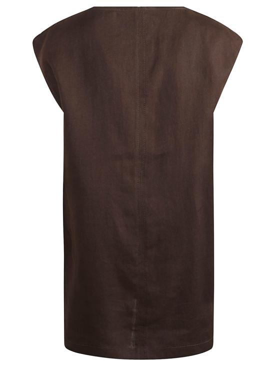 25SS 막스마라 미디 원피스 2511191102600 002 Brown - MAX MARA