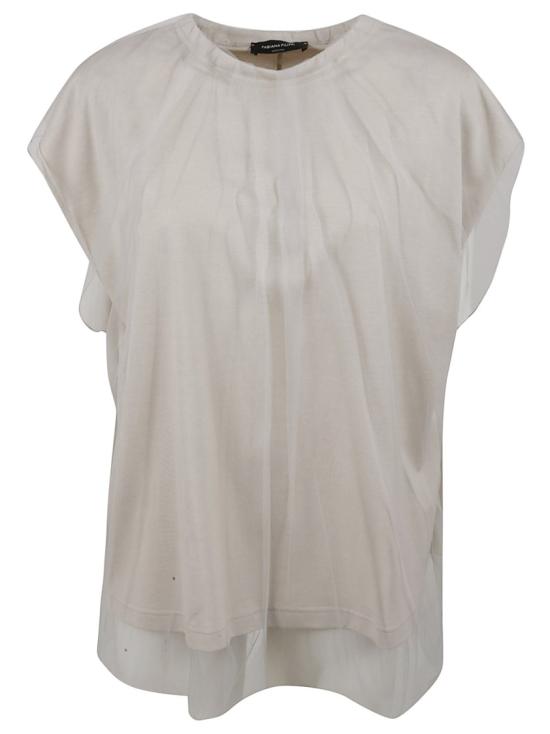 25SS 파비아나 필리피 반팔 티셔츠 JED275F618L3681259 Neutrals