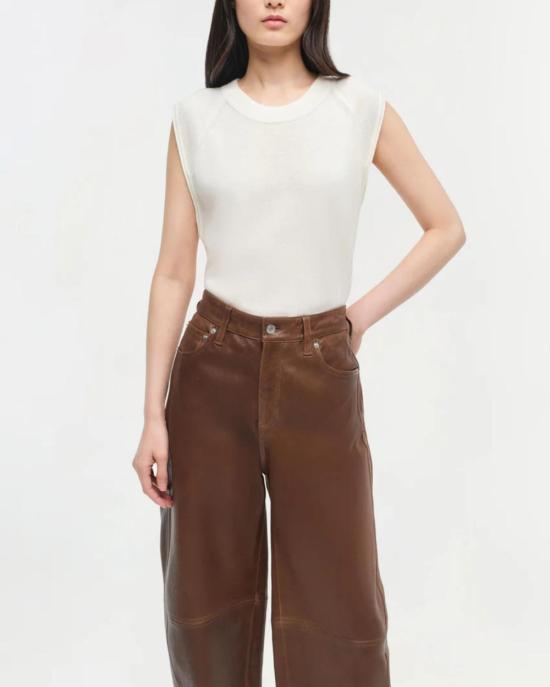  조나단 심카이 베스트 Jonathan Simkhai Hanson 조끼 아이보리 - JONATHAN SIMKHAI