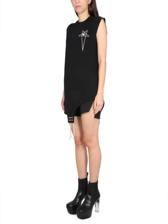  릭오웬스 x 챔피온 민소매 티셔츠 CW02C9223 CHFE09 Black - RICK OWENS X CHAMPIONS