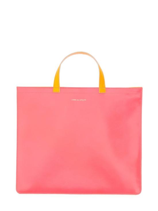  꼼데가르송 토트백 SA9000SF PINK YELLOW Multicolor - COMME DES GARCONS
