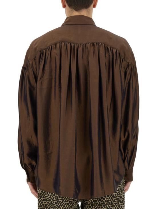  아이에 긴팔 셔츠 NS943 C BROWN Brown - AIE