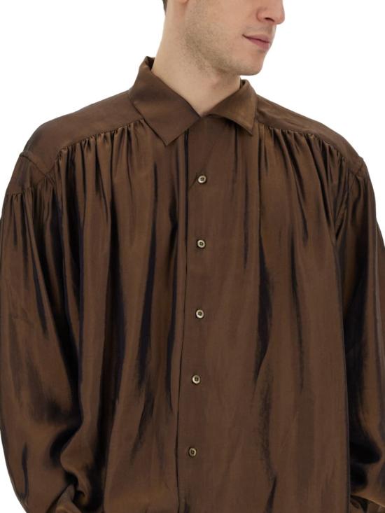  아이에 긴팔 셔츠 NS943 C BROWN Brown - AIE