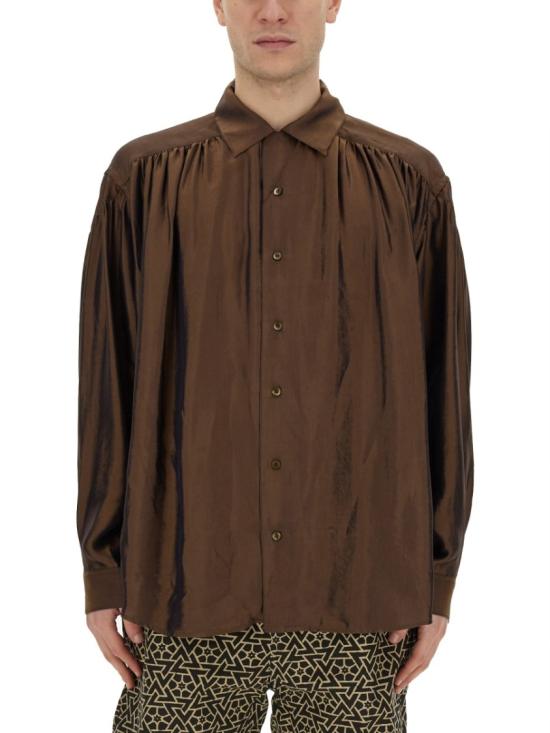  아이에 긴팔 셔츠 NS943 C BROWN Brown