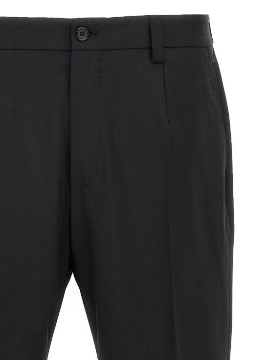 25FW 돌체앤가바나 스트레이트 팬츠 GW13EZFURIRN0000 Black - DOLCE & GABBANA