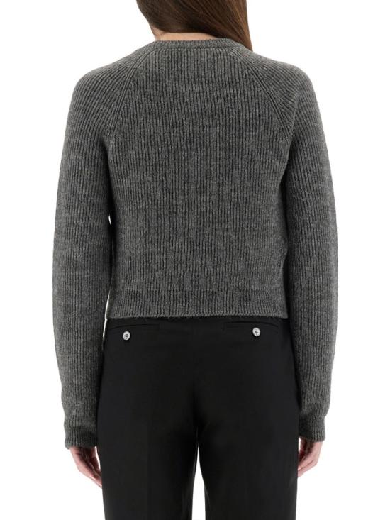 25FW 모스키노 스웨터 09335504 0506 Grey - MOSCHINO