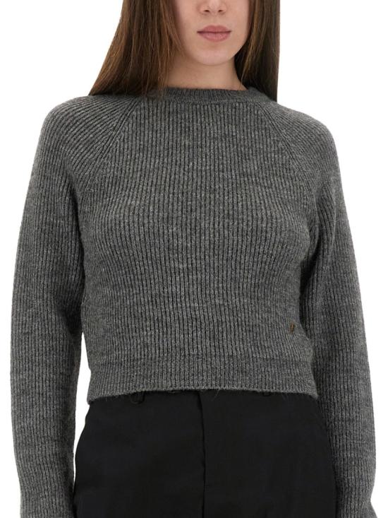 25FW 모스키노 스웨터 09335504 0506 Grey - MOSCHINO