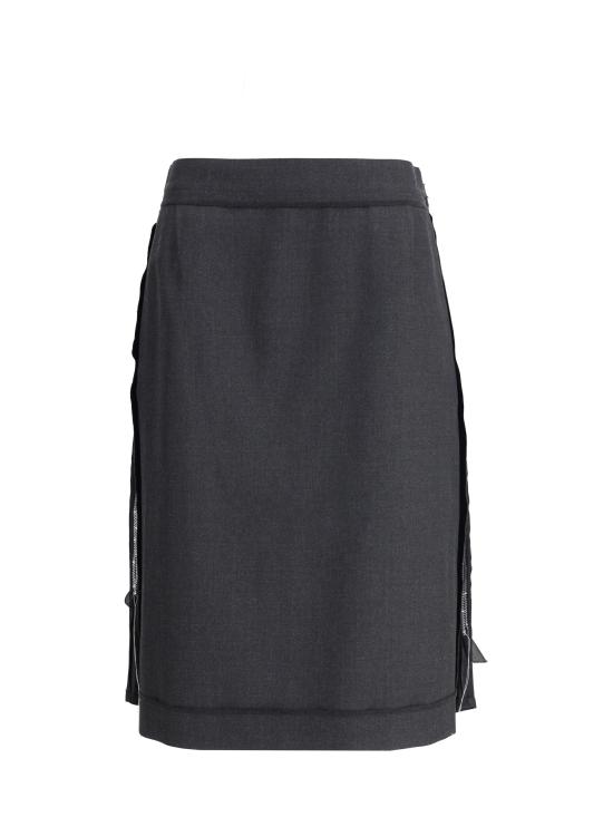 25FW 마르지엘라 스커트 S51ME0045MTN107 855M BLACK