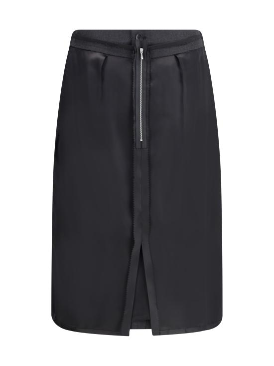 25FW 마르지엘라 스커트 S51ME0045MTN107 855M BLACK - MAISON MARGIELA