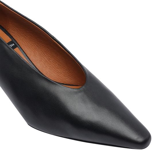 25FW 엔젤 알라르콘 힐/펌프스 25546 416DSAVANE NEGRO Black - ANGEL ALARCON