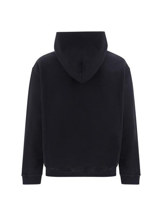 26SS 마르지엘라 업사이드 다운 자수 로고 후드 S50GU0167S25503 962 BLACK - MAISON MARGIELA