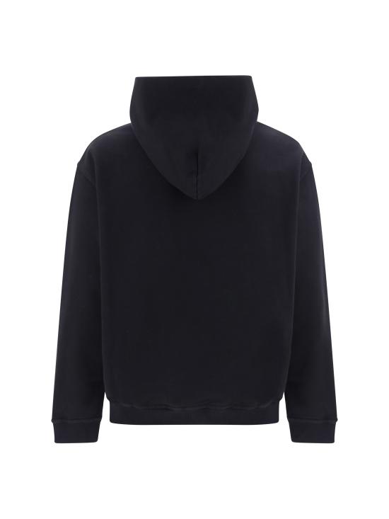 26SS 마르지엘라 업사이드 다운 자수 로고 후드 S50GU0167S25503 962 BLACK - MAISON MARGIELA