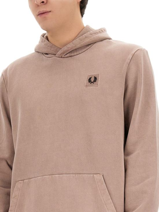  프레드페리 후드 티셔츠 FP M6673 W05 Pink - FRED PERRY