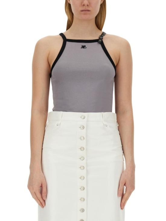  쿠레쥬 민소매 티셔츠 124JDE067 JS0070B102 Grey