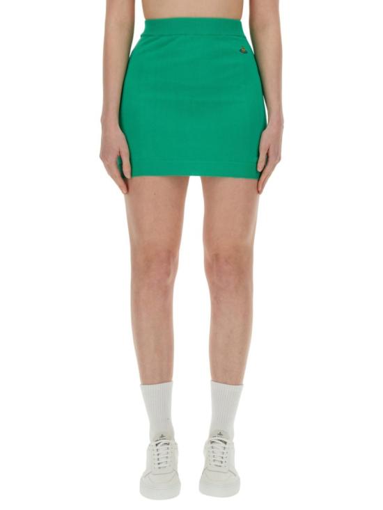  비비안웨스트우드 베아 미니 스커트 1802000Q Y001BM401 Green - VIVIENNE WESTWOOD