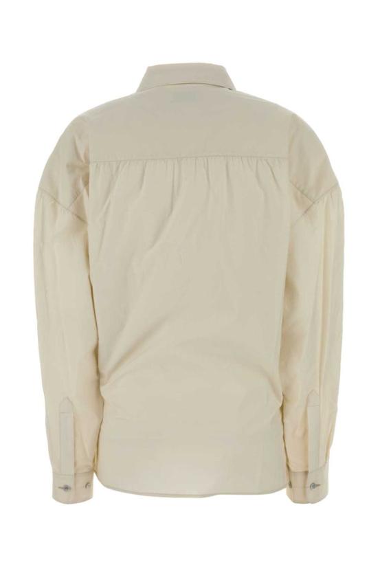 25FW 르메르 스트레이트 칼라 트위스트 셔츠 스트레이트 칼라 트위스트  SH1141LF1500 WH048 WHITE - LEMAIRE