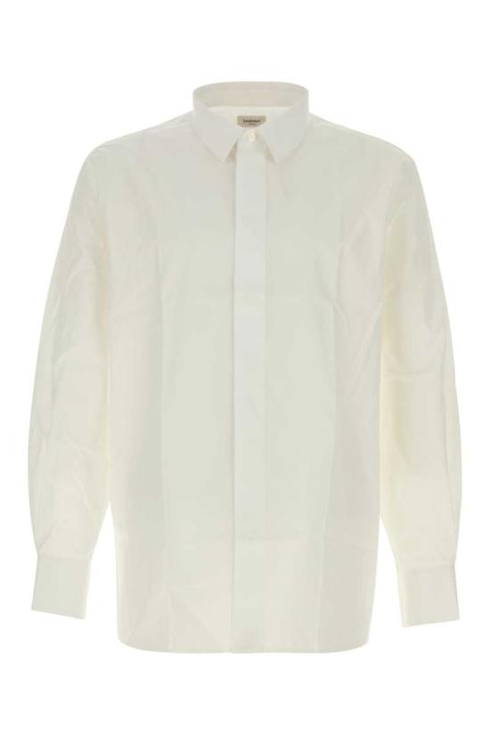 25FW 생로랑 폴로 티셔츠 826821Y217W 9000 White