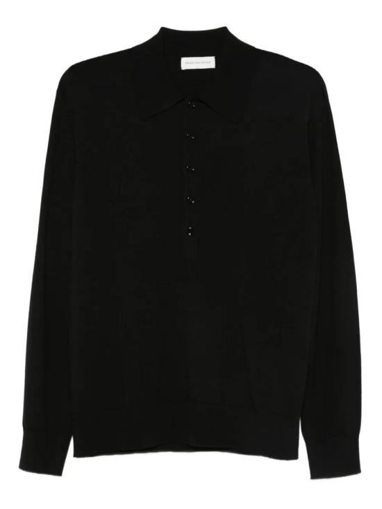 25FW 드리스 반 노튼 긴팔 셔츠 252 021201 2700 900 Black