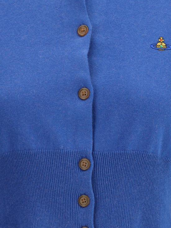 25FW 비비안웨스트우드 BEA 베아 크롭 가디건  1803002UY001V K401 BLUE - VIVIENNE WESTWOOD