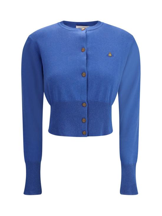 25FW 비비안웨스트우드 BEA 베아 크롭 가디건  1803002UY001V K401 BLUE