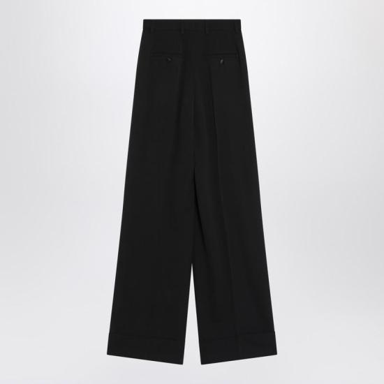 25FW 돌체앤가바나 스트레이트 팬츠 FTBM0TGDC7Q R DOLCE N0000 Black - DOLCE & GABBANA