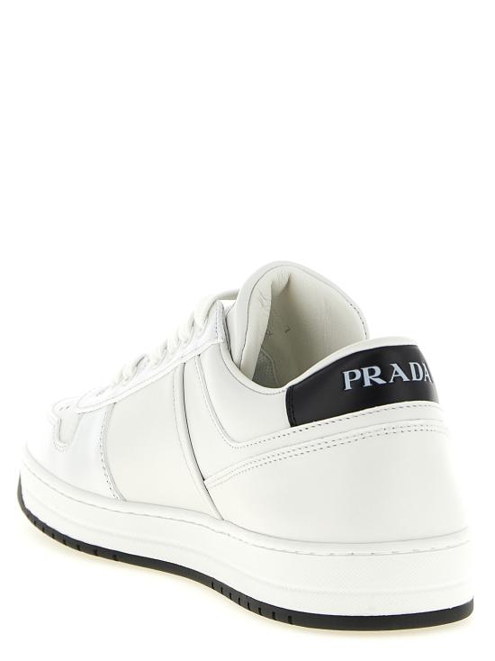 26FW 프라다 다운타운 레더 스니커즈 2EE364FD0033LJ6F0964 White - PRADA