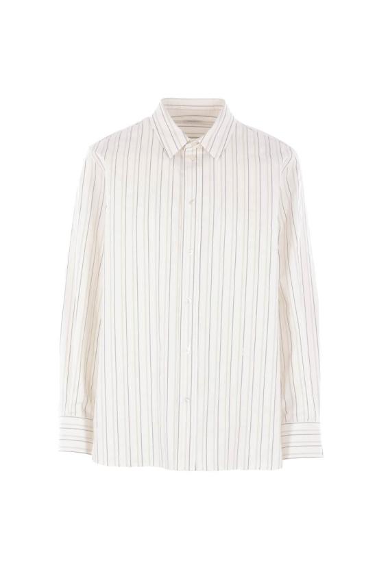 25FW 생로랑 긴팔 셔츠 848033Y7K191332 CRAIE KAKI MARRON