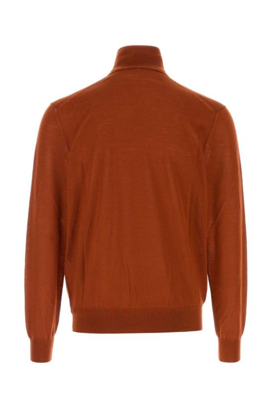 25FW 생로랑 울 터틀넥 스웨터  821739Y76GM 6160 BRIQUE - SAINT LAURENT