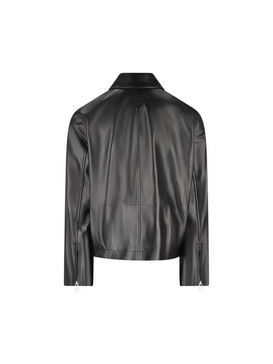 25FW 로에베 가죽 자켓 H526Y34L931100 AI25 Black - LOEWE