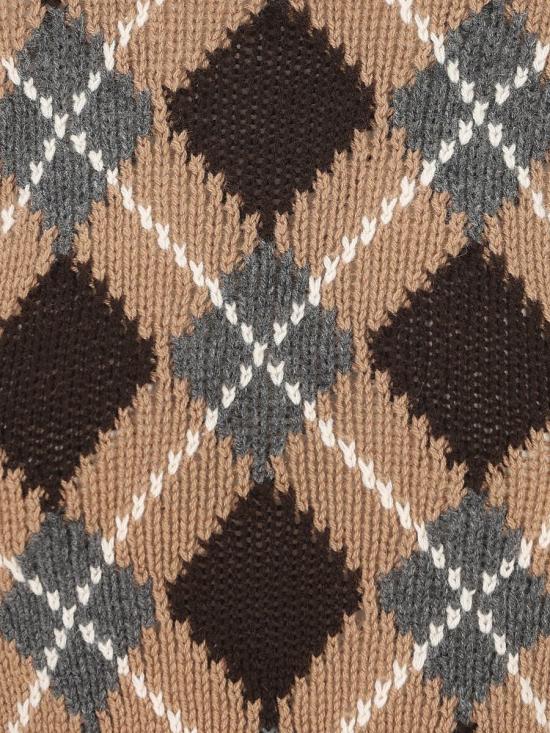 25FW 프라다 스웨터 P24S2V172DF0040 AI25 Brown - PRADA