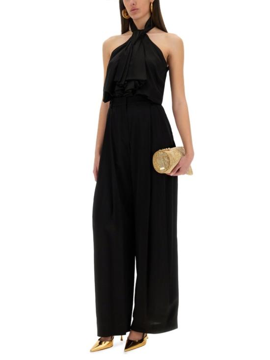 25SS 니나리찌 스트레이트 팬츠 25PCPA002VI0530 U9000 Black - NINA RICCI