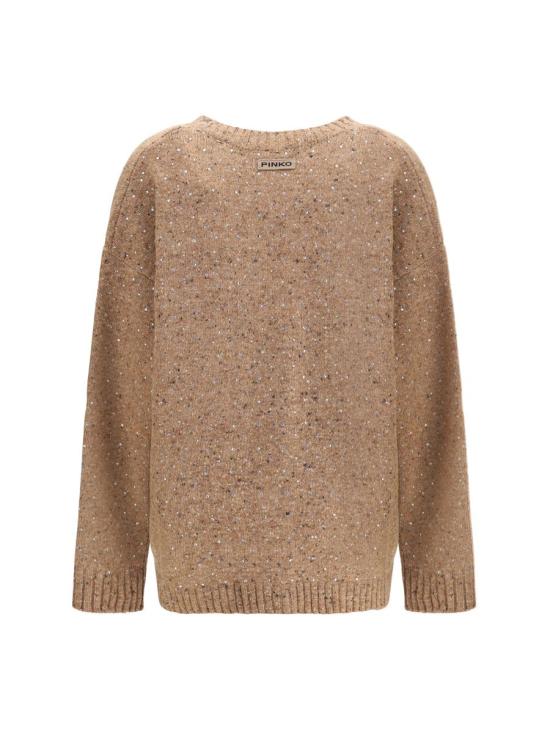 25FW 핑코 가디건 105739A2U4 C3Z Beige - PINKO