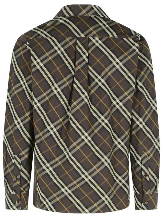 25FW 버버리 릴랙스핏 체크 코튼 셔츠 8115089B2412 BROWN - BURBERRY