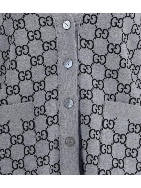 25FW 구찌 리버서블 GG 울 자카드 가디건  798157XKEJP 1045 Black - GUCCI