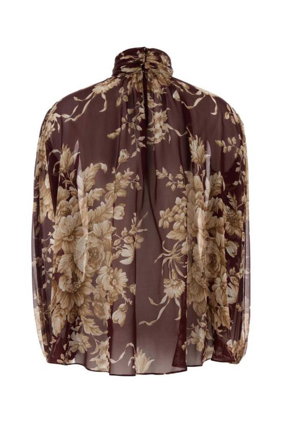 25FW 돌체앤가바나 탑 F5R62TIS1ZO HR4OX ROSECRETONNEFBDX - DOLCE & GABBANA