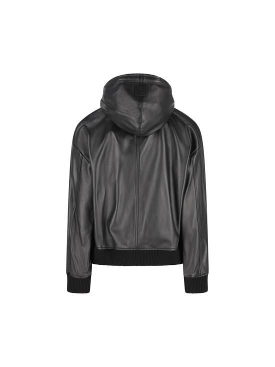 25FW 로에베 가죽 자켓 H526Y34L721100 AI25 Black - LOEWE