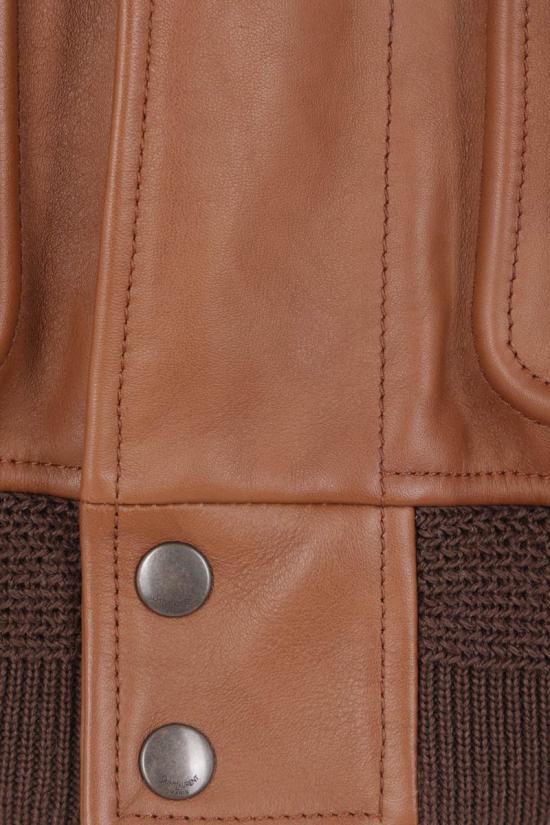 25FW 생로랑 자켓 843525YCTE22146 MARRON TERRACOTTA NOIX - SAINT LAURENT