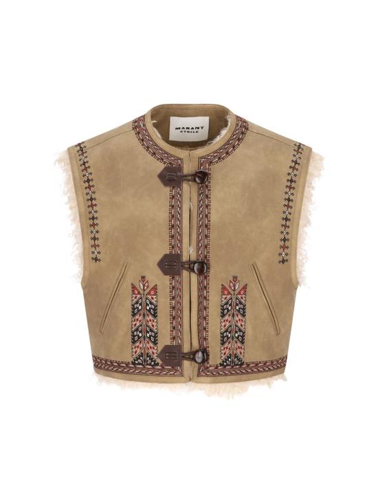 25FW 이자벨마랑에뚜왈 베스트 25AGI0061FA C3A02E50TA AI25 Beige