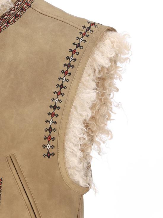 25FW 이자벨마랑에뚜왈 베스트 25AGI0061FA C3A02E50TA AI25 Beige - ISABEL MARANT ETOILE