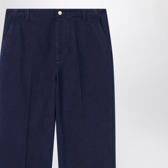 25FW 구찌 엠보스 라벨 워시드 데님 팬츠 835168XDDA8 R GUC 4447 BLUE - GUCCI