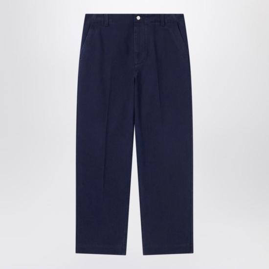 25FW 구찌 엠보스 라벨 워시드 데님 팬츠 835168XDDA8 R GUC 4447 BLUE