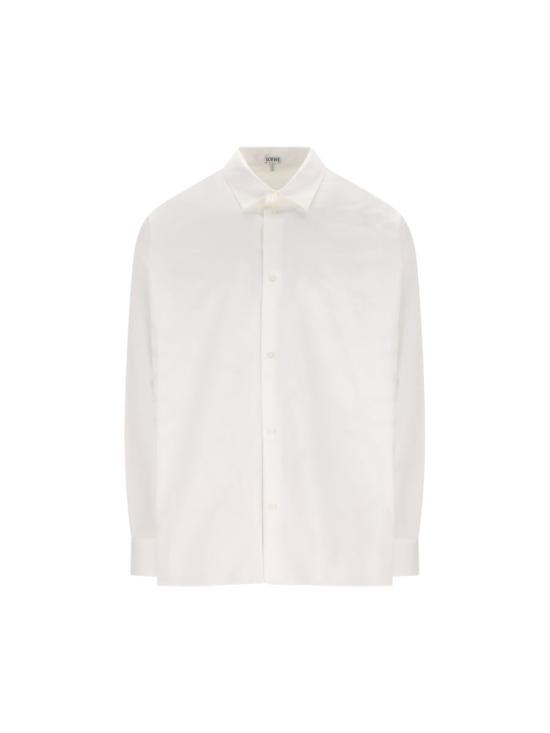 25FW 로에베 긴팔 셔츠 H526Y05WEO2100 AI25 WHITE