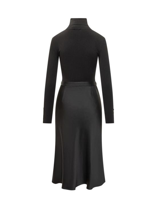 25FW 엘리자베타프랜치 미디 원피스 AM06B56E2 110 Black - ELISABETTA FRANCHI