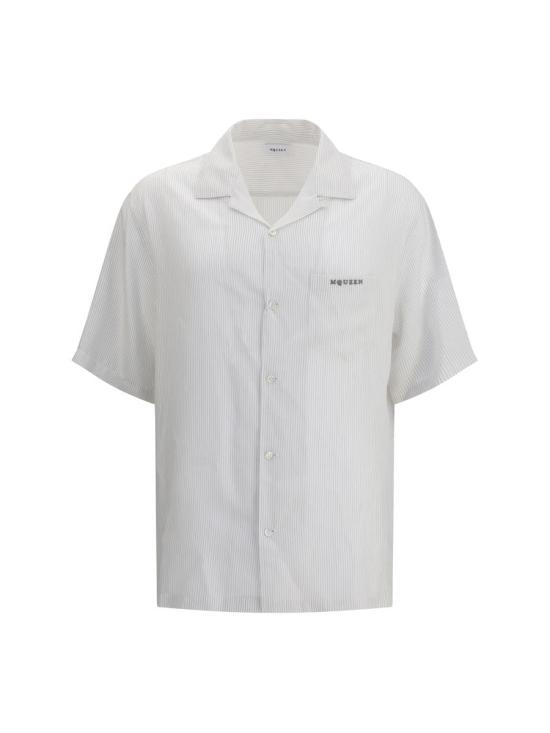 25FW 알렉산더 맥퀸 긴팔 셔츠 826631QRAB7 9228 WHITE