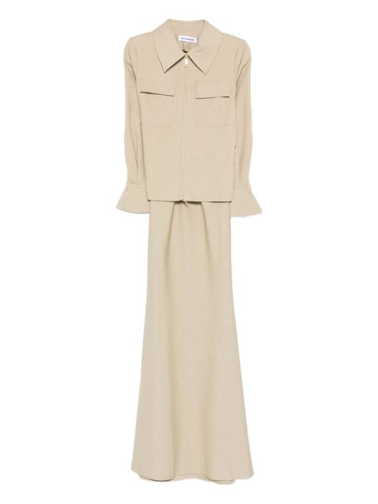 25FW 셀프 포트레이트 롱 원피스 PF25018XBG 61283 BEIGE Beige