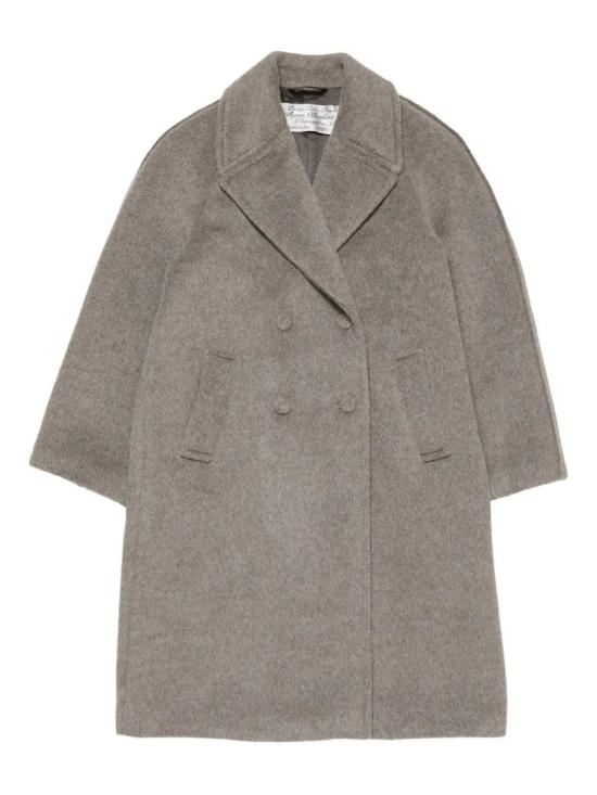 25FW 아크네 스튜디오 더블 브레스티드 울 코트  A90663 DND WARM GREY MELANGE
