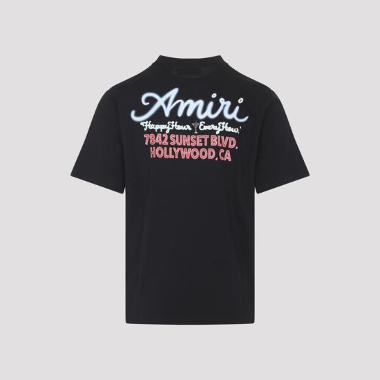 25FW 아미리 반팔 티셔츠 AMJYTE1244 Black - AMIRI