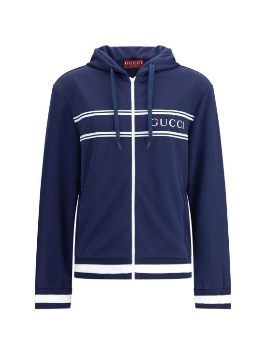 25FW 구찌 테크니컬 저지 후드 집업 787939XJGJ5 1010 BLUE