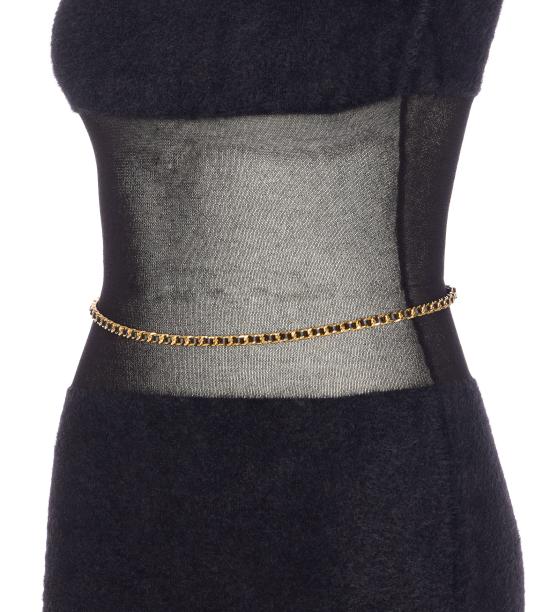 25FW 엘리자베타프랜치 미디 원피스 AM37T57E2 110 Black - ELISABETTA FRANCHI